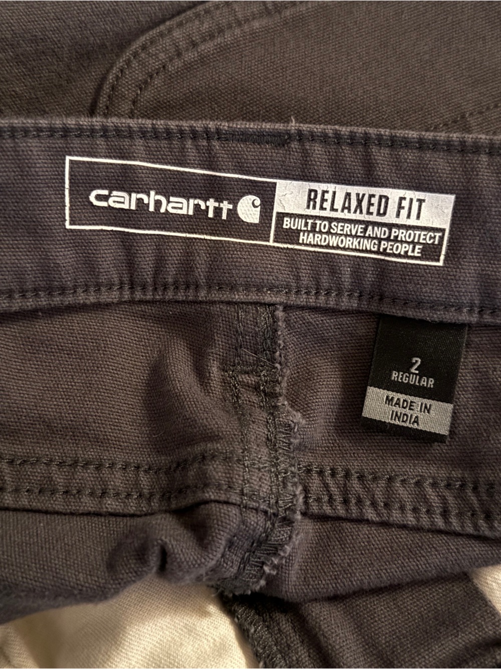 Carhartt Women's Rugged Flex Relaxed Fit Canvas Work Pants Size 2 - Picture 6 of 7
